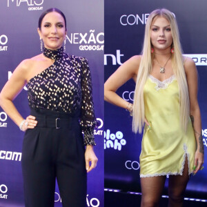 Famosas elegem looks repletos de trends para festa Conexão Globosat no Golden Hall WTC, em São Paulo, nesta quinta-feira, 10 de outubro de 2019