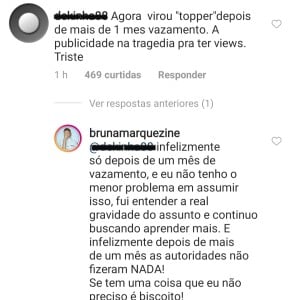 Bruna Marquezine responde internauta sobre apelo de ajuda às praias do Nordeste