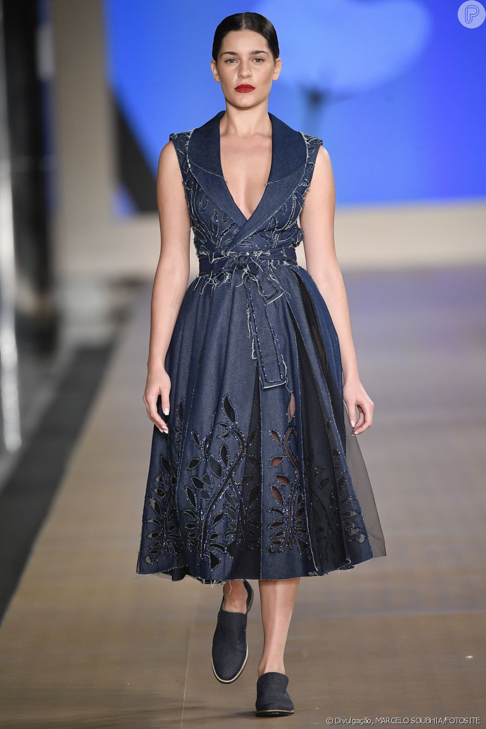 saias e vestidos jeans