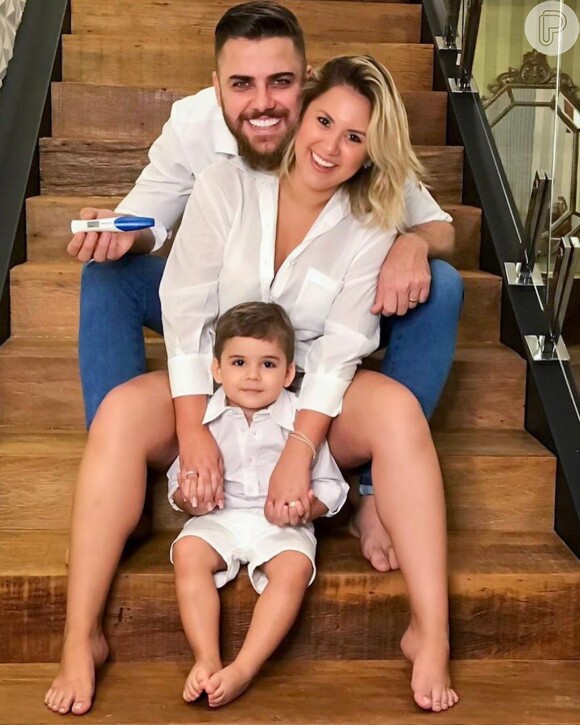 Sertanejo Zé Neto, dupla de Cristiano, e Natália Toscano esperam o segundo filho