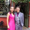 Oscar Filho vai acompanhado ao casamento de Paulo Miklos e Renata Galvão, no Espaço Quintal, no bairro de Higienópolis, em São Paulo, neste domingo, 24 de novembro de 2019
