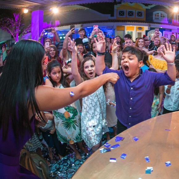 Filho de Mileide Mihaile, Yhudy se divertiu em festa de aniversário de 9 anos