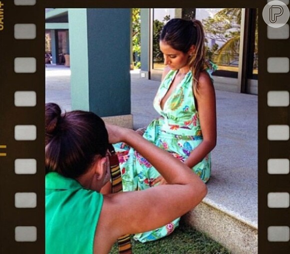 Em seu Instagram, Flávia Sampaio já havia publicado uma foto que deixava a barriga de 5 meses evidente. A gravidez da namorada de Eike Batista virou notícia na última quinta-feira, 21 de fevereiro de 2012
