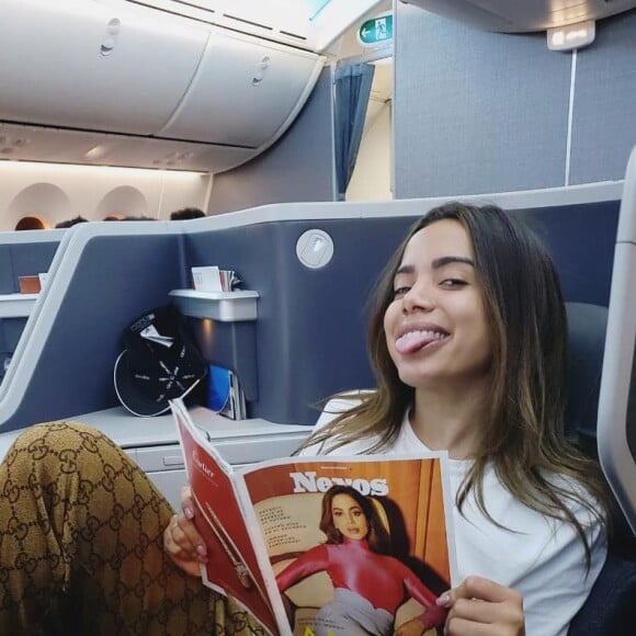 'Estou em casa há cinco dias e não me lembro a última vez que isso aconteceu, nesse próximo ano quero curtir um pouco mais de mim', contou Anitta