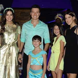 Festa da filha caçula de Rodrigo Faro e Vera Viel, Helena teve pizza, churros, docinhos e sorvete