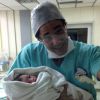 Luciano Szafir acompanhou o parto de David, hoje com 10 meses