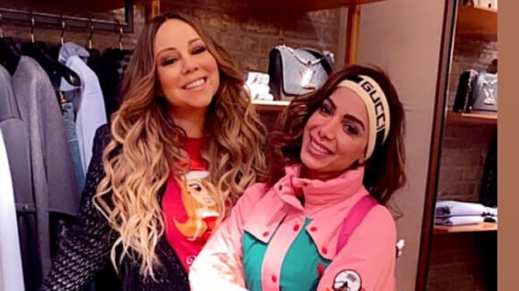 Anitta é elogiada por Mariah Carey após encontro em Aspen: 'Linda'. Vídeo!