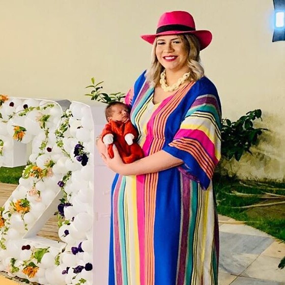 Marilia Mendonça comemora primeiro réveillon com o filho, Léo