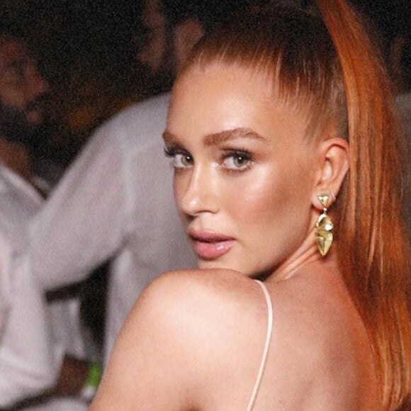 Marina Ruy Barbosa aposta em vestido estiloso poá para passeio em Trancoso, na Bahia, nesta sexta-feira, dia 03 de janeiro de 2019