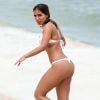 Anitta avista paparazzi na praia da Barra da Tjuca, na zona oeste do Rio de Janeiro, nesta quinta-feira, 09 de janeiro de 2019