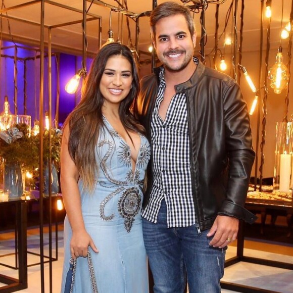 Simone é casada com o piloto Kaká Diniz