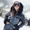 Anitta usa óculos Dior em look total black em Aspen, nos Estados Unidos
