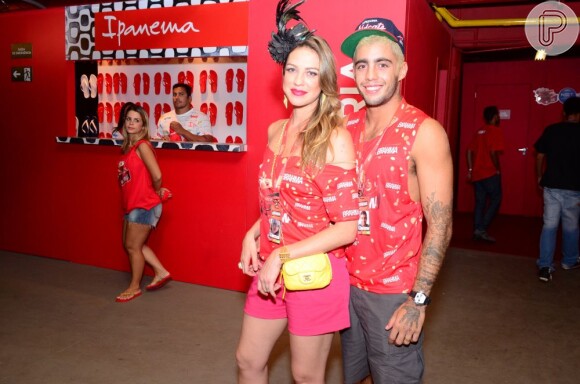 Luana e Pedro Scooby apareceram juntinhos no Carnaval do Rio de Janeiro
