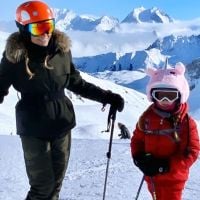 Frozen? Angélica e a filha, Eva, curtem férias na Suíça: 'Parceira de ski'
