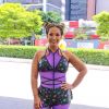 Valesca Popozuda usa look descolado e colorido fit para o Baile da Favorita, no Rio de Janeiro, no sábado, 15 de fevereiro de 2020