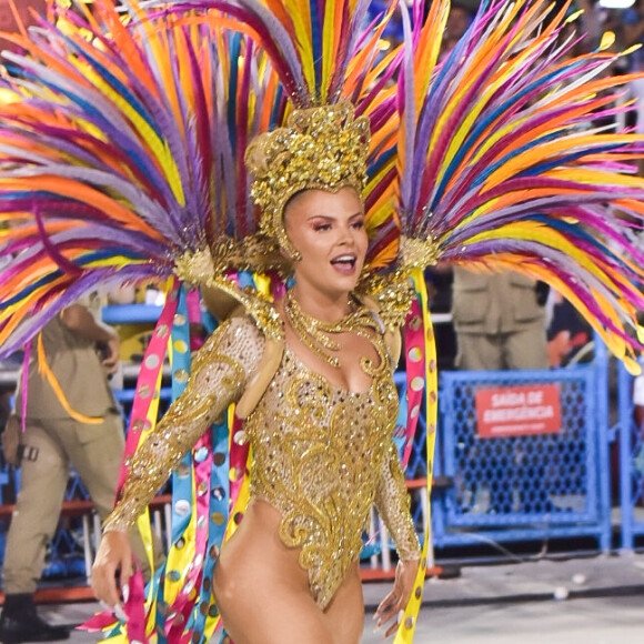 Luisa Sonza fez sua estreia como musa da Acadêmicos do Grande Rio nesta segunda-feira, 24 de fevereiro de 2020