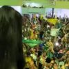 Iza festeja volta da Imperatriz ao Grupo Especial com muito samba na quadra da escola em Ramos, zona norte do Rio de Janeiro