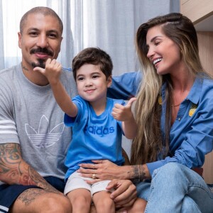 Fernando Medeiros revela que filho, Lucca, aprovou novo quarto: 'Ele não pára de sorrir!'