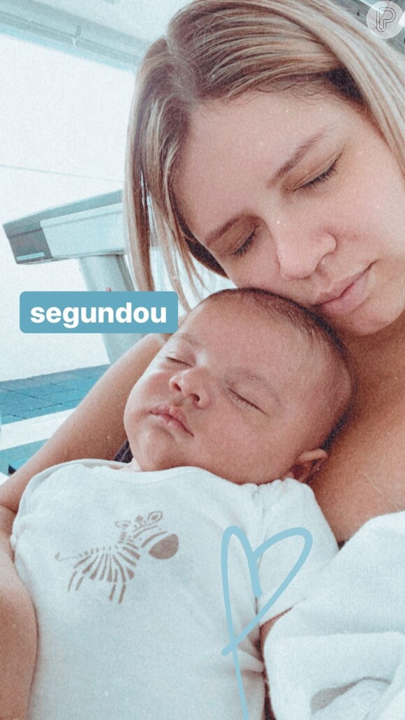 Marília Mendonça compartilhou foto fofa com o filho, Léo