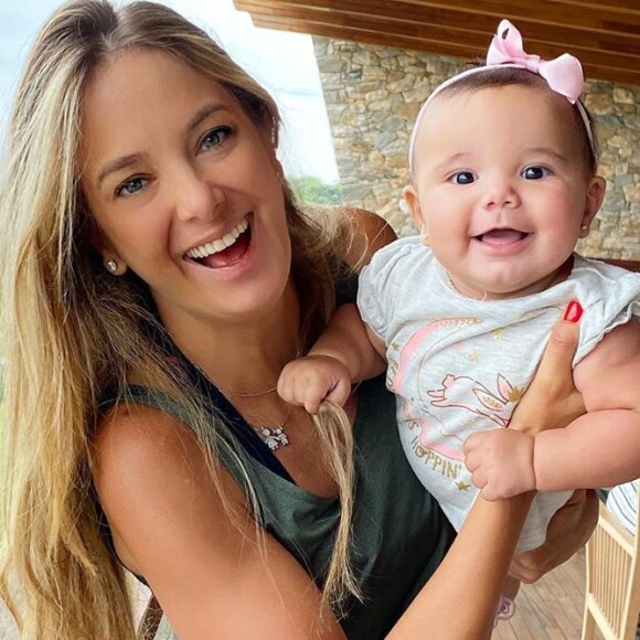 Filha mais nova de Ticiane Pinheiro faz 8 meses