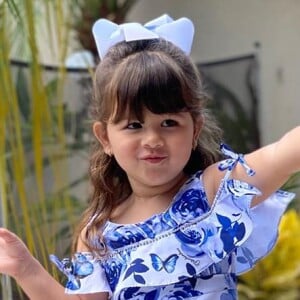 Pietra, de 2 ans, é a filha mais velha do sertanejo Cristiano, dupla de Zé Neto