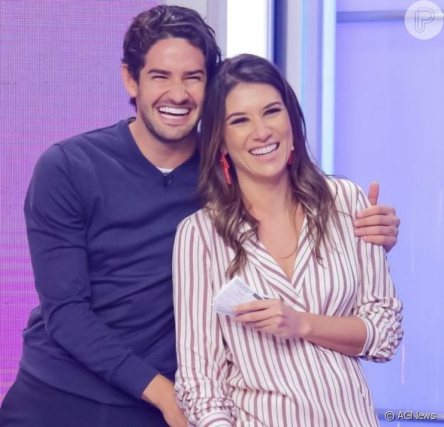 Rebeca Abravanel dá beijo na boca do marido, Alexandre Pato, em vídeo ...