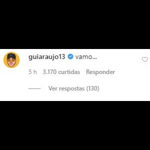 Gui Araújo responde ao convite de Anitta para treinar