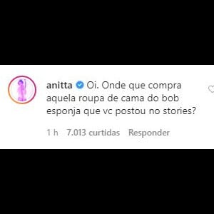 Anitta faz pergunta no Instagram de Gui Araújo e fãs shippam