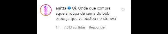 Anitta faz pergunta no Instagram de Gui Araújo e fãs shippam