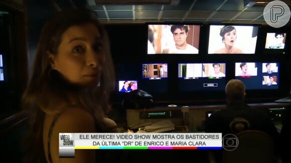 'Vídeo Show' mostra os bastidores do fim do casamento de Maria Clara (Andreia Horta) e Enrico (Joaquim Lopes), na novela 'Império'
