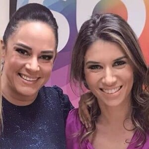 Patricia Abravanel treina com irmã Rebeca Abravanel