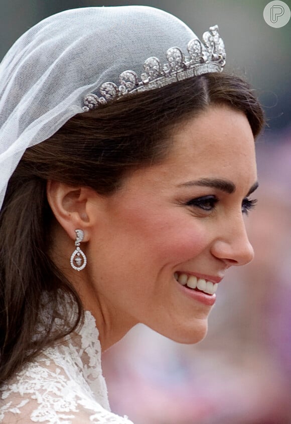 Kate Middleton apostou em brincos dados pelos seus pais no dia do casamento