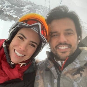 Patricia Abravanel e o marido, Fabio Faria, estão juntos há 7 anos. 'Coisa que só Deus poderia planejar. Porque se dependesse de nós... nem sei o que seria', escreveu com bom humor a apresentadora do SBT