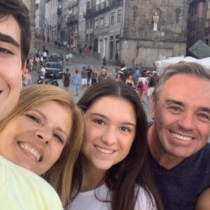 Gugu Liberato e Rose Di Matteo têm três filhos, João Augusto, Sofia e Marina