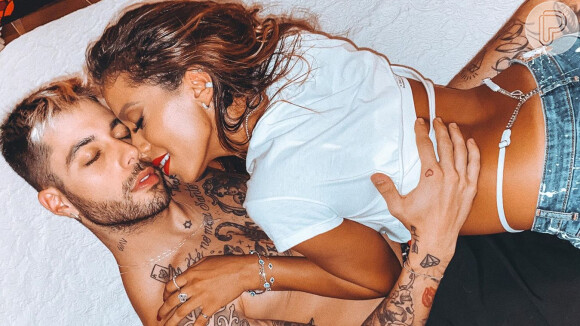 A cantora Anitta postou vídeo provocante no TikTok e reação do namorado chamou atenção de fãs