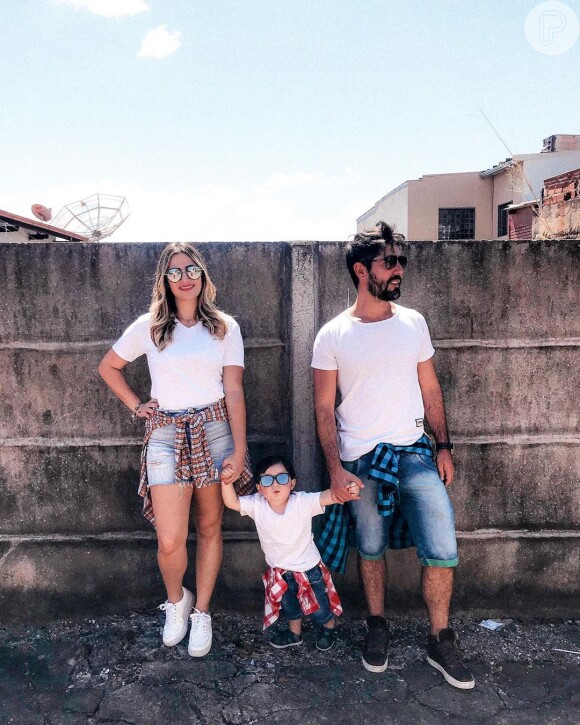 Jéssica Costa e Sandro Pedroso ficaram morando juntos cerca de 3 meses após fim do casamento por conta do filho, Noah