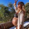 Giovanna Ewbank mostra barriga de 7 meses de gravidez
