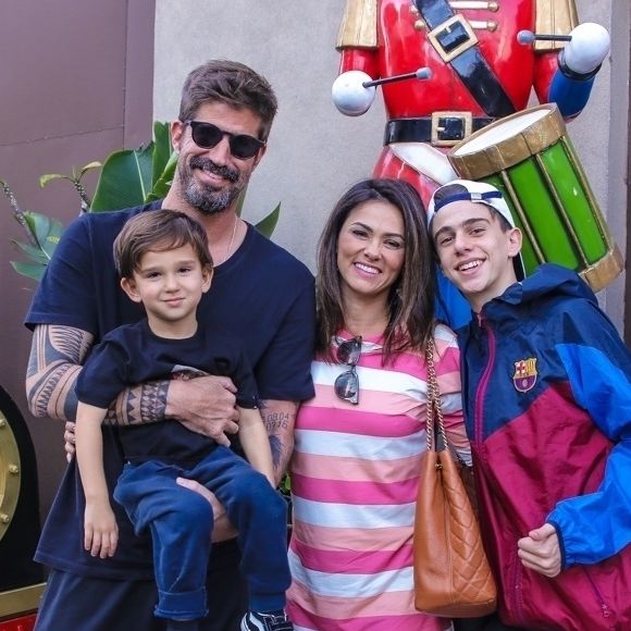 Suzana Alves e o marido, Flávio Saretta, são pais de Joaquim, de 3 anos