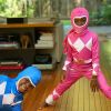 Giovanna Ewbank se divertiu ao mostrar os filhos, Títi e Bless, vestidos de Power Rangers: 'Fiquem tranquilos...eles chegaram!'