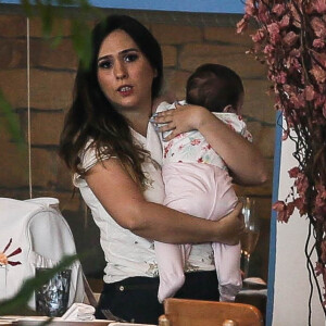 Tatá Werneck é mãe de Clara Maria, de 8 meses, filha dela com Rafael Vitti