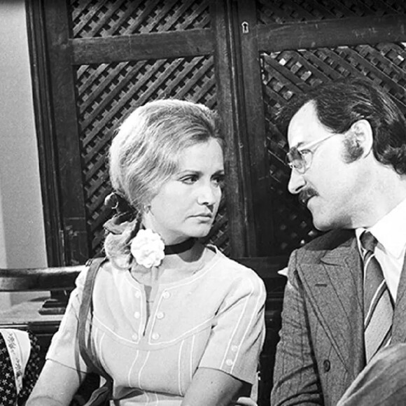 Leonardo Villar em cena da novela 'O Primeiro Amor', de 1972