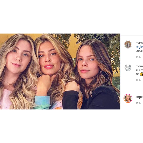 Angélica e mais famosos comentam em foto de Grazi Massafera