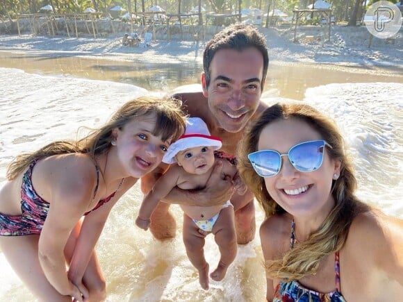 Ticiane Pinheiro compartilha momentos com a família na web