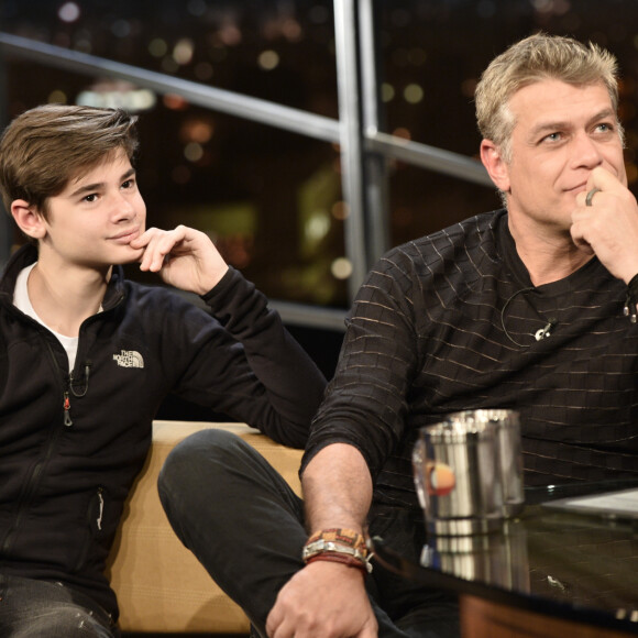 Fabio Assunção descreve personalidade do filho, João