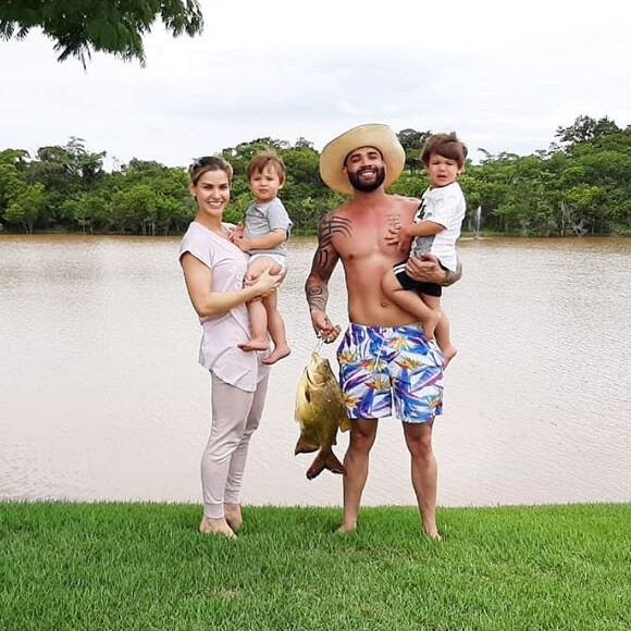 Andressa Suita recorda aponta pedido da sogra e cita família em aniversário do marido: 'Orgulho'