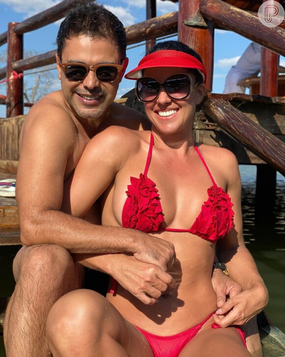 Graciele Lacerda está noiva de Zezé Di Camargo