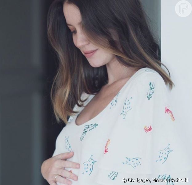 Barriga de gravidez de Nathalia Dill anima famosas em foto postada nesta quinta-feira, dia 10 de setembro de 2020