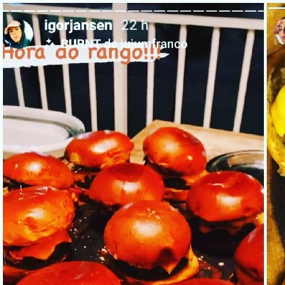 Sophia Valverde e Igor Jansen postam foto de mesma comida