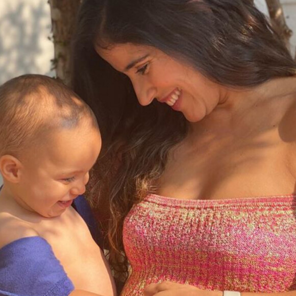 Camilla Camargo está grávida de uma menina, como indicou em post no Instagram nesta terça-feira, dia 15 de setembro de 2020