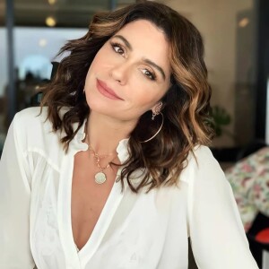 Giovanna Antonelli participou neste sábado (26) do programa 'É de Casa' ao lado de Reynaldo Gianecchini